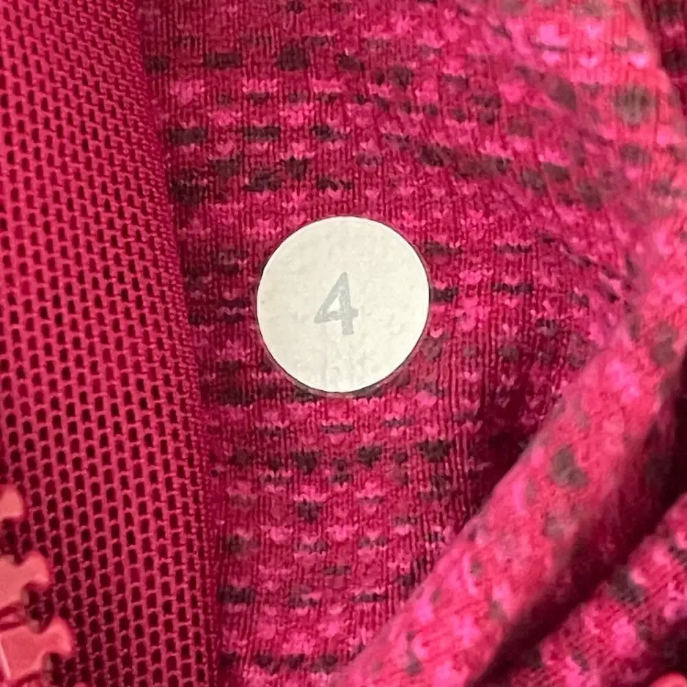 Lululemon Define Jacket - Diamond Jacquard Berry Rumble Jeweled Magenta - Size 4